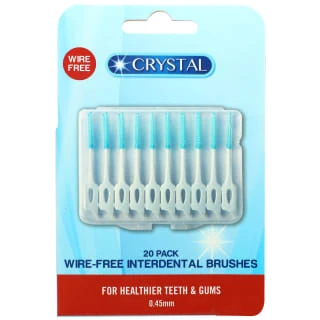 B&M Crystal Interdental Brushes 20pk 1 B&M Crystal Interdental Brushes 20pk