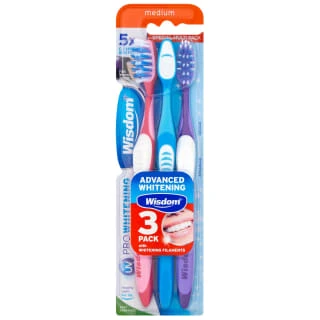 Wisdom UV Pro Whitening Toothbrush 3pk 1 Wisdom UV Pro Whitening Toothbrush 3pk