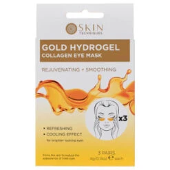 Care Product Series Shop 7 Skin Techniques Gold Hydrogel Collagen Eye Mask