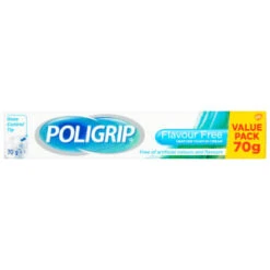 B&M Polygrip Denture Fixative Cream - Flavour Free