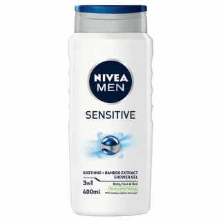 Nivea Men Sensitive Shower Gel 400ml 1 Nivea Men Sensitive Shower Gel 400ml