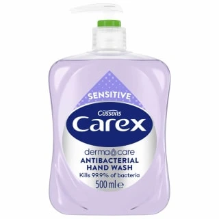 Carex Derma Care Antibacterial Sensitive Hand Wash 500ml 1 Carex Derma Care Antibacterial Sensitive Hand Wash 500ml