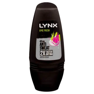 Lynx Epic Fresh Anti-Sweat Roll On 50ml 1 Lynx Epic Fresh Anti-Sweat Roll On 50ml