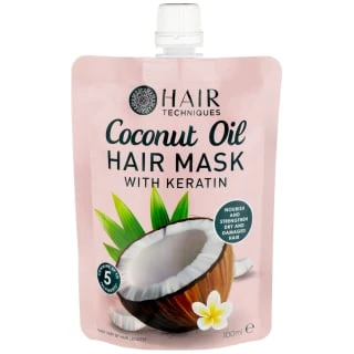 B&M Hair Techniques Coconut Oil Hair Mask 100ml 1 B&M Hair Techniques Coconut Oil Hair Mask 100ml