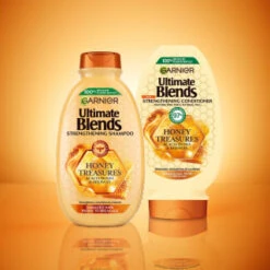 Garnier Ultimate Blends Shampoo 400ml - Honey Treasures -Care Product Series Shop 395935 395937 gernier ulimate blends shampoo and conditioner honey treasures 1