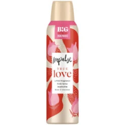 Impulse True Love Rose & Coconut Body Spray 150ml